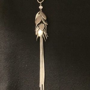 Pretty WHBM Long Necklace.  Looks great with Blouses or Sweaters!